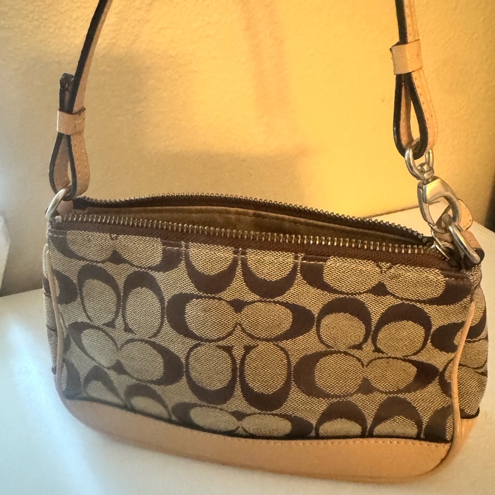 Coach Natural Leather Handbag